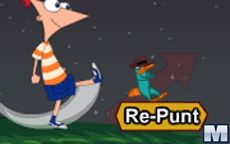 Phineas and Ferb Kick Perry